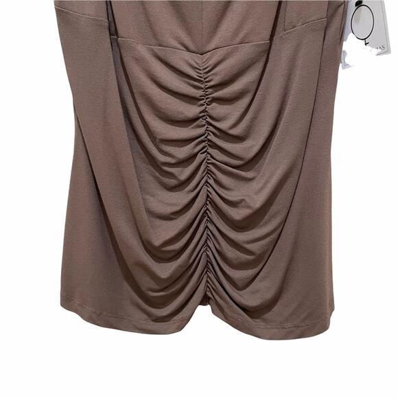 Gender Bias Tank with Two Buckles Coffee Brown Size Large - Picture 2 of 8